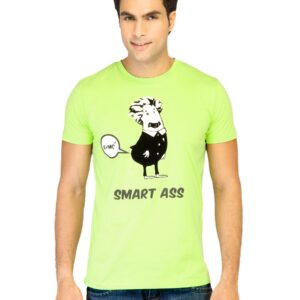 Chimp Men Smart Ass Green Tshirts
