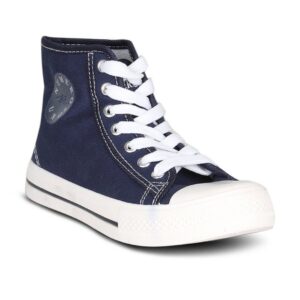Numero Uno Men's Dark Blue Canvas Shoe