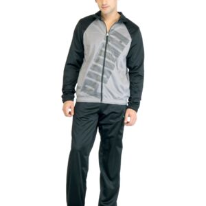 Puma Men Tricot Graphic Grey Tracksuit