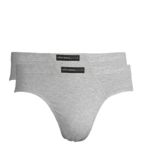 Chromozome Men Grey Pack of 2 Briefs