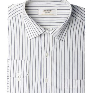 Arrow Men Stripes White Shirts
