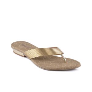 Inc. 5 Women Casual Golden Flats