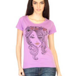 Jealous 21 Women Printed Pink Tops