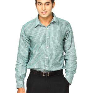 Indigo Nation Men Check Me Out Green Shirts