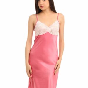 Enamor Women Pink Nightdress