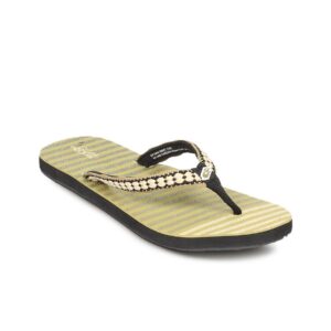 Lotto Women's Wave Chic Beige Grey Flip Flop