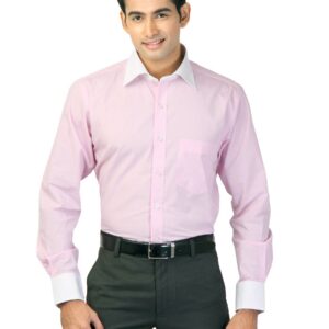 Genesis Pink Striped Formal Shirt