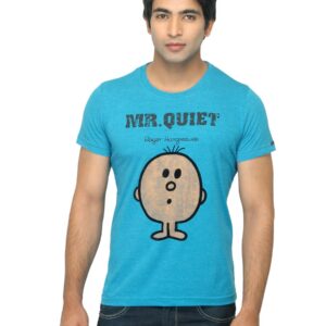 Mr. Men Printed Teal T-shirt