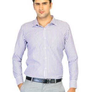 John Miller Men Stripes White Shirts