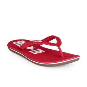 Converse Unisex Red Flip Flops