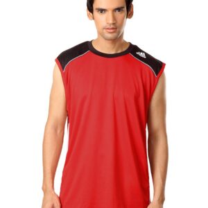 ADIDAS Men Red T-shirt