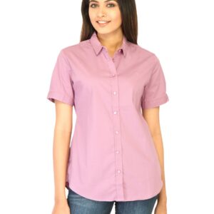 United Colors of Benetton Women Solid Pink Shirts