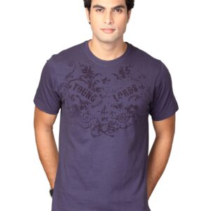 Indigo Nation Men Young Lords Purple T-shirt