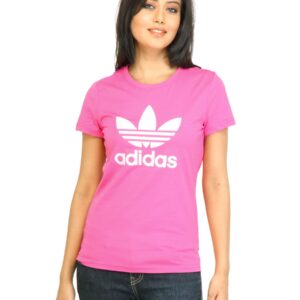 ADIDAS Originals Women Trefoil Pink Tshirt