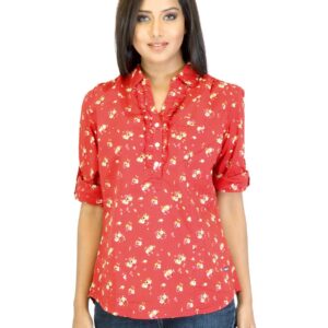 Wrangler Women Poppins Red Top