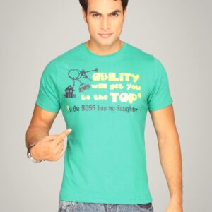 Probase Men's Ability Will You Get Turquoise T-shirt