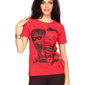 Jealous 21 Women Printed Red Top