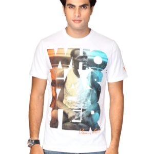 Puma Men's Slogan White T-shirt