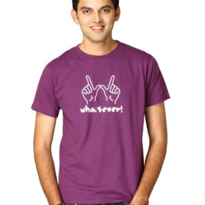 Tantra Men's Whatever Purple T-shirt