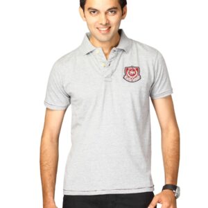 Proline Men Grey Polo T-shirt