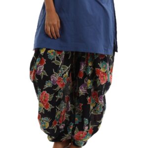Shree Women Navy Blue & Pink Jodhpuri Salwar