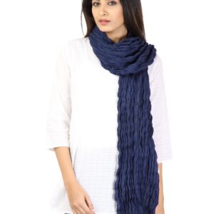 Aurelia Women Voile Navy Blue Dupatta