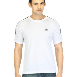 ADIDAS Men White T-shirt