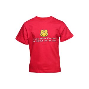 Tantra Kid's Unisex Cute Mom Red Kidswear