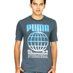 Puma Men's Graphic Mood Indigo Navy T-shirt