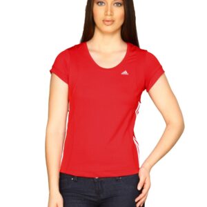 ADIDAS Womens Classic Red T-shirt