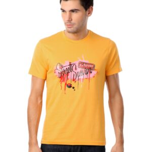 Myntra Men Orange Street Survival T-shirt