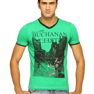 Status Quo Men's Buchanan Street Green T-shirt