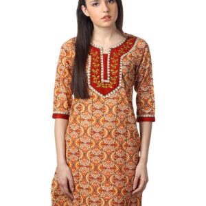 Mother Earth Women Multi Coloured Kurta