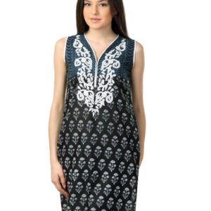 Aneri Women Black Kurta