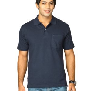 Proline Men Navy Polo T-shirt