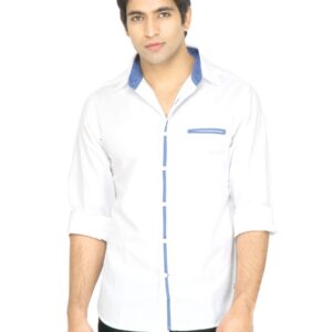 United Colors of Benetton Men Solid White Shirt
