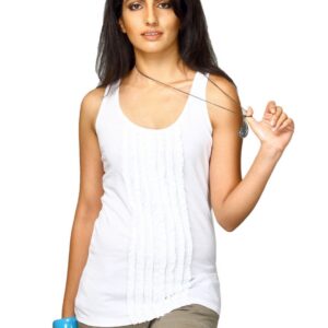 UCB Women Sleeveless White Top