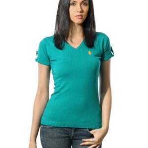 Spykar Women Cult Green T-shirt