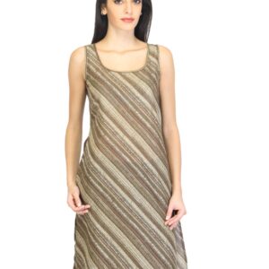 W Women Printed Brown Kurta