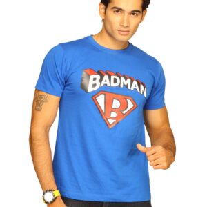 Inkfruit Men's Bad Man Blue T-Shirt