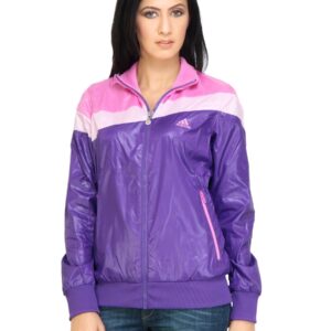 ADIDAS Women Stripes Pink Jackets