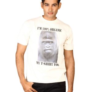 DUSG Men's Gorilla Organic Natural T-shirt