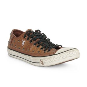 Playboy Men Brown Low Cut Lace Up Shoes