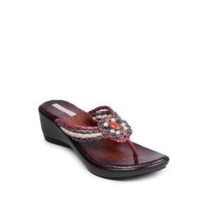 Catwalk Women Ethnic Red Heels