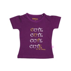 Doodle Girl Cute Purple Tops