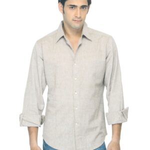 Fabindia Men Beige Shirt