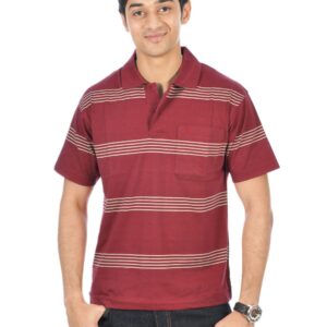 Classic Polo Men Ikon Maroon Polo Tshirts