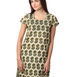 Vishudh Women Olive Vishudh Kurta