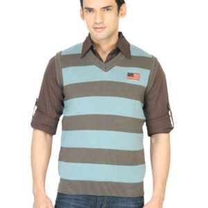 Wrangler Men Flag Green Sweater