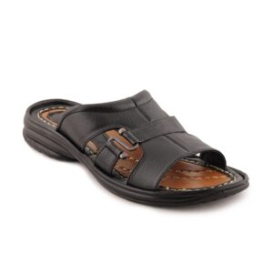 Franco Leone Men Casual Black Sandals